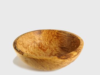 Spalted birch fruit bowl